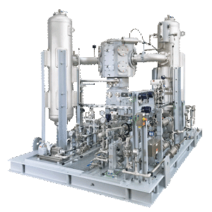 Armaturenfabrik Anlagenbau SKID Versichter-Kompressoranlage Biogas