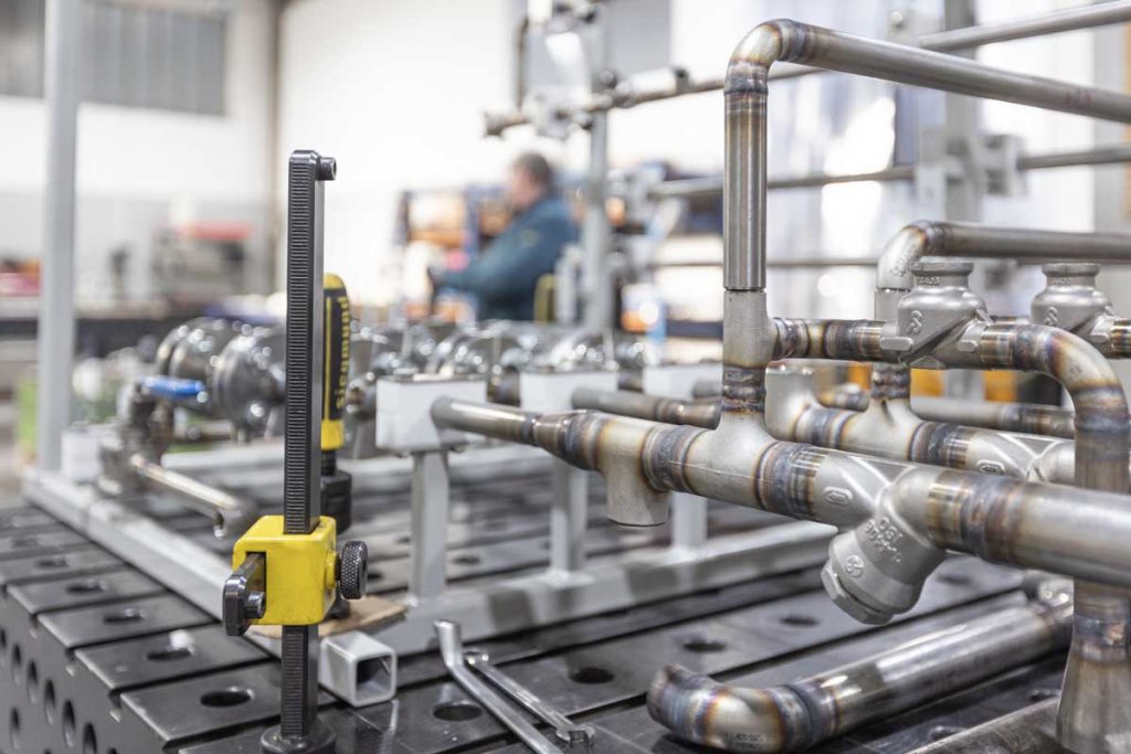 Armaturenfabrik Armaturenmodifikation Armaturenbau Hersteller Umbau SKID Prozessanlange Produktion
