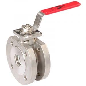 Armaturenfabrik Armatur Kugelhahn Kompaktkugelhahn Stahl Edelstahl Aufbauflansch modifizierbar automatisierbar voller Durchgang VLA-140F-M-EPI