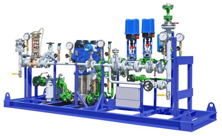 Armaturenfabrik Armaturen Kugelhahn Absperrventil Druckregelventil Durchglussmesser SKID Prozessanlage Kondensatzableiter Pumpe