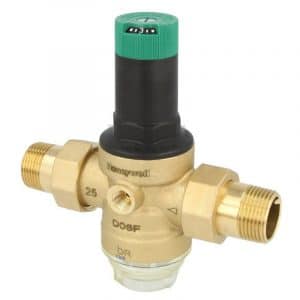 Armaturenfabrik Druckminderer Membrangesteuert Messing Typ D06-F Federbelastet beidseits Manometeranschluss