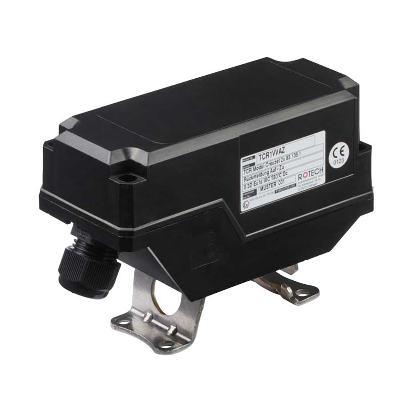 Armaturenfabrik Endschalter Box Mikroschalter oder Näherungsinitiator, Universalmodul von Rotech, Typ TCR - TPF