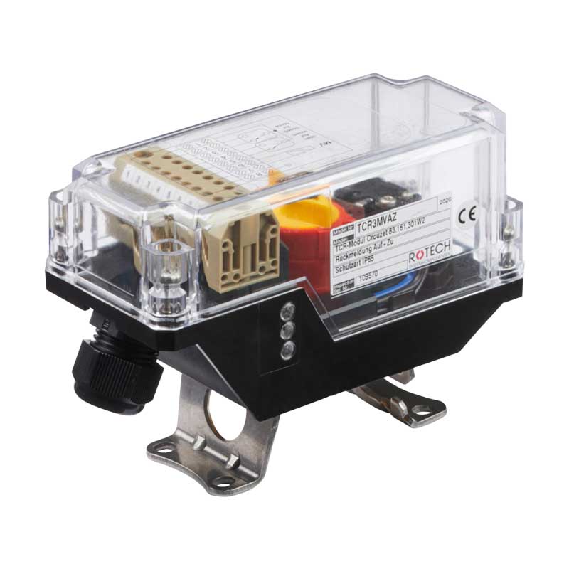 Armaturenfabrik Endschalter Box Mikroschalter oder Näherungsinitiator, Universalmodul von Rotech, Typ TCR - TPF