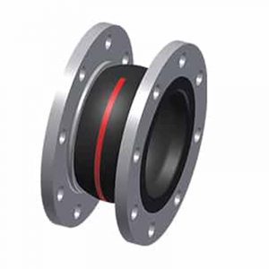 Armaturenfabrik Gummi Kompensator Typ 50 Stahl flachgewelter Formenbalg, selbstdichtend , Flansch