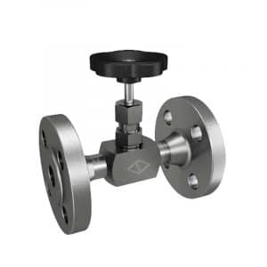 Armaturenfabrik Hochdruck Nadelventil Fig 110 Stahl Edelstahl Messing Geradsitzform und Durchgangsform mit Stopfbuchse mit Flansch Anschluss