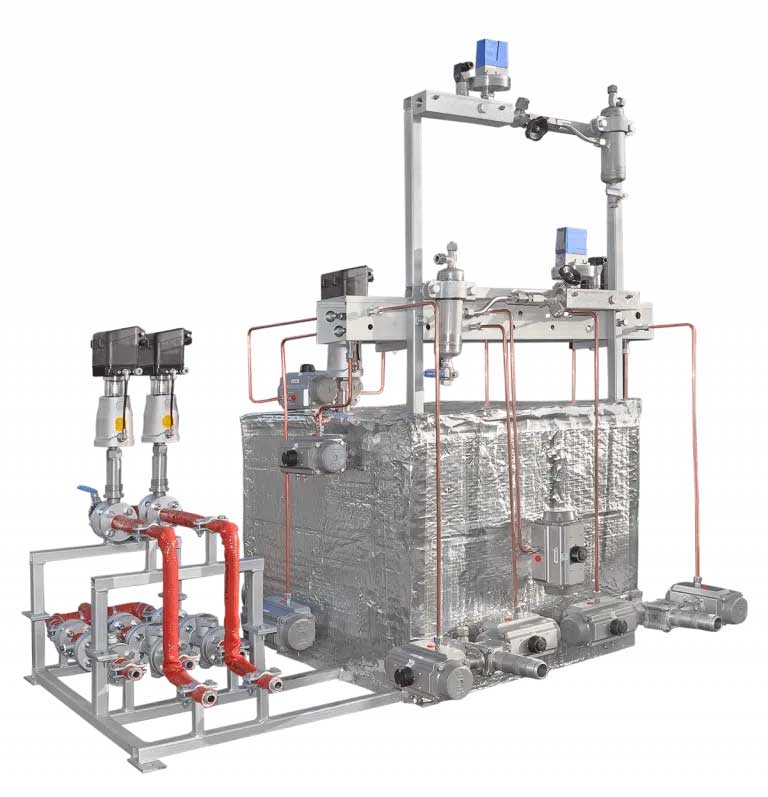 Armaturenfabrik MW20 Wärmedämmung Isolierung Mineralwolle Dampfpaket und Prozessanlagen, SKIDs, Rohrsysteme, Druckregulierungsanlagen, Behälter, Filter, Dampfpakete für Reifenhersteller wie Continental