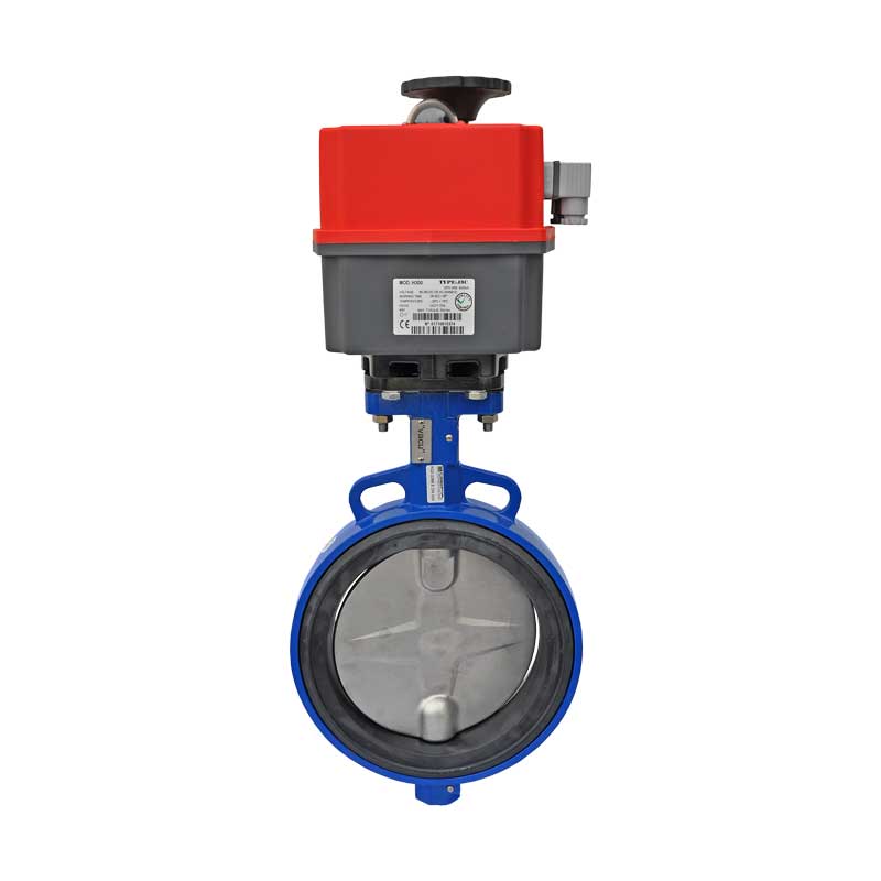 Armaturenfabrik automatisierte Absperrklappe KG2 GEFA DN200 PN10 elektrischer Antrieb ER Plus Premier AirTorque