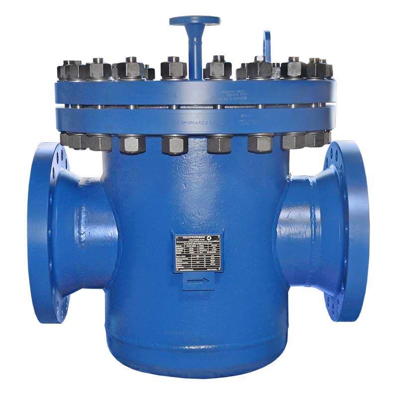 Armaturenfabrik Industriefabrik Schneider Hochdruckfilter Typ SKF-H Industriefilter aus Edelstahl, DN50–DN300, bis 68 bar, PN68 für Hochdruckanwendungen.