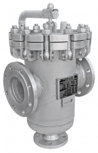 Armaturenfabrik Industriefabrik Schneider Siebkorbfilter SKF DN100 Edelstahl Schnellverschluss Schmutzfänger, Schwenkarm, Sieb, Einsatz