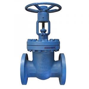 Armaturenfabrik Fromme Armaturen Keilrundschieber Fig. 036 / 037 aus Stahlguss mit Stellite-Dichtflächen, PN63 / PN100, DN50–DN300, für Hochdruck- und Hochtemperaturanwendungen.