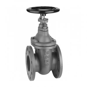 Armaturenfabrik Keilschieber Fig. 011 aus Grauguss mit innenliegender Spindel, PN10, DN40–DN300, Flanschanschluss nach EN 1092-2