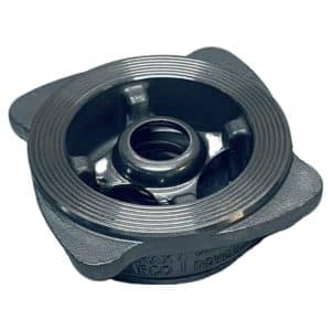 Platten-Rückschlagventil DCV Zwischenflansch, Edelstahl/Bronze, PN16–PN40, DN15–DN100