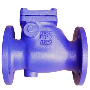 Rückschlagklappe Fig. 406 und 407 von Fromme Armaturen aus Grauguss, PN16/PN10, DN40–300