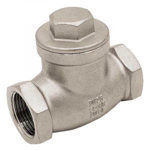 Rückschlagklappe Typ SC 200 aus Edelstahl mit Innengewinde, PN16, DN8–80 von EPI