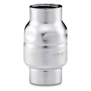 Federbelastetes Rückschlagventil Typ M1 aus Edelstahl 316, PN16, DN08 mit Gewinde von Bevo