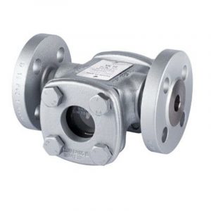 Armaturenfabrik GESTRA Schauglas Vaposkop® Typ VK14 & VK16 für Dampf und Kondensat, PN16/PN40, DN15–DN50, Borosilikatglas, optional Glimmerscheiben.