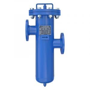 Armaturenfabrik Industriefabrik Schneider - Einfach-Schmutzfänger Typ EF in geschweißter Ausführung mit Edelstahl-Sieb, PN6–PN40, DN50–DN500, für industrielle Anwendungen.