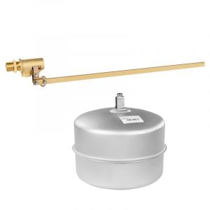 Armaturenfabrik Schwimmerventil VR170 aus Messing mit Edelstahl- oder Kunststoffschwimmer zur Füllstandsregelung in Reservoirs von Honeywell
