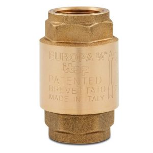 Armautrenfabrik Gewinde Rückschlagventil EUROPA aus Messing, federbelastet, PN25, DN10–100 von Bevo