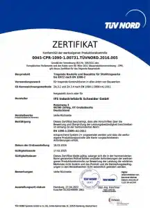 05 EN1090-2 DE Industriefabrik Schneider GmbH Zertifikat