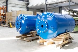 Fittings factory Manufacture of containers Pressure vessels Pressure accumulators