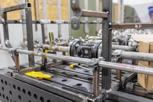 Industriefabrik SKID Anlagenbau Prozessanlagen Dampfpakete Armaturenbau